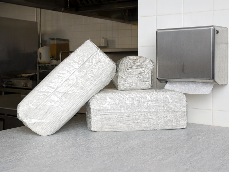 مناديل سي فولد بيور وسط ساده 20 باكت