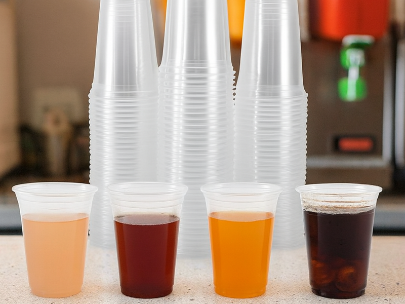 كوب شفاف 250 مل 1000 قطعة