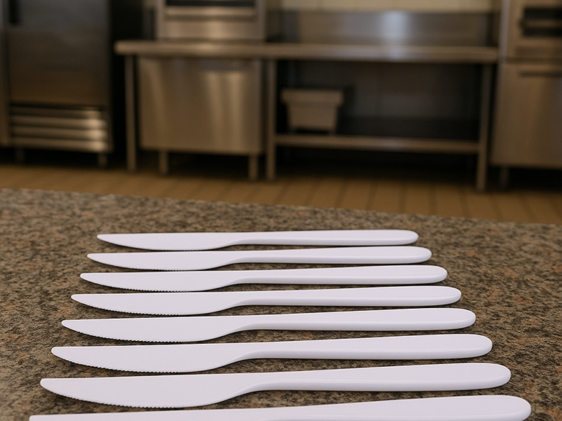 سكينة الماني ابيض كيس 50 قطعه