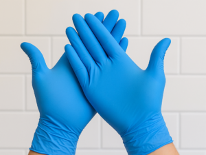 جوانتي ازرق لاتكس 100 قطعه